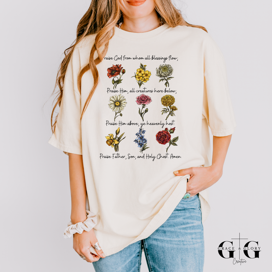 Floral Doxology Tee
