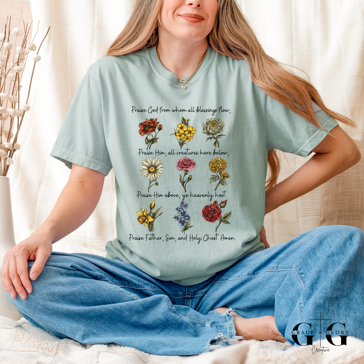 Floral Doxology Tee