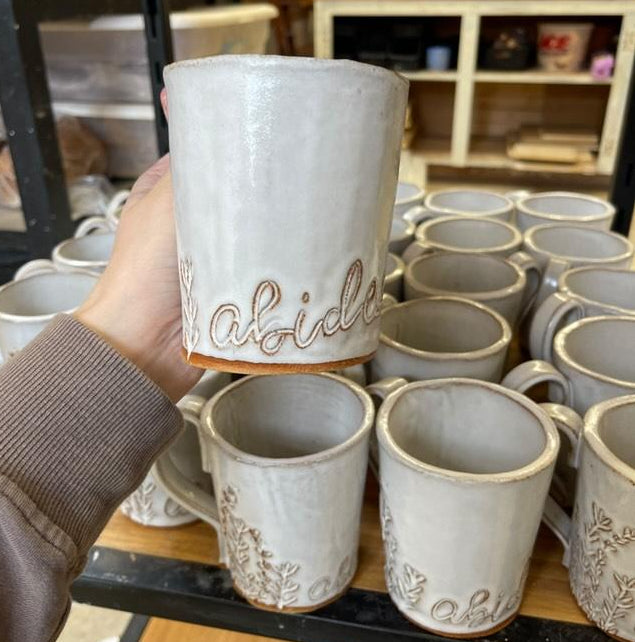 Rustic Abide Mug